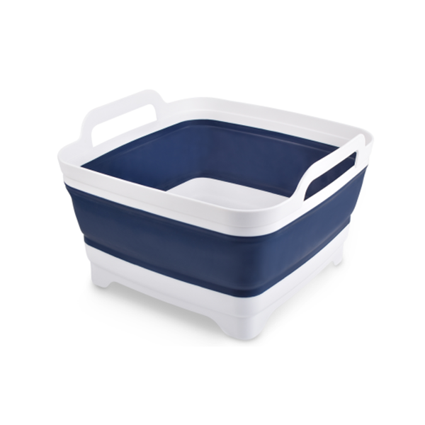 Foldable dishwashing bowl
