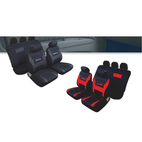 11pcs seat covers with air-bag (docuseam) design Grey 017214.00 / Red 017214.01